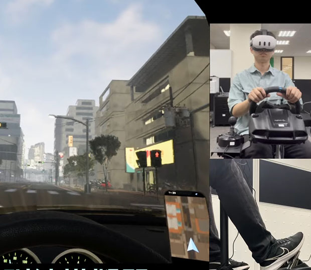 VR行車安全訓練模擬器